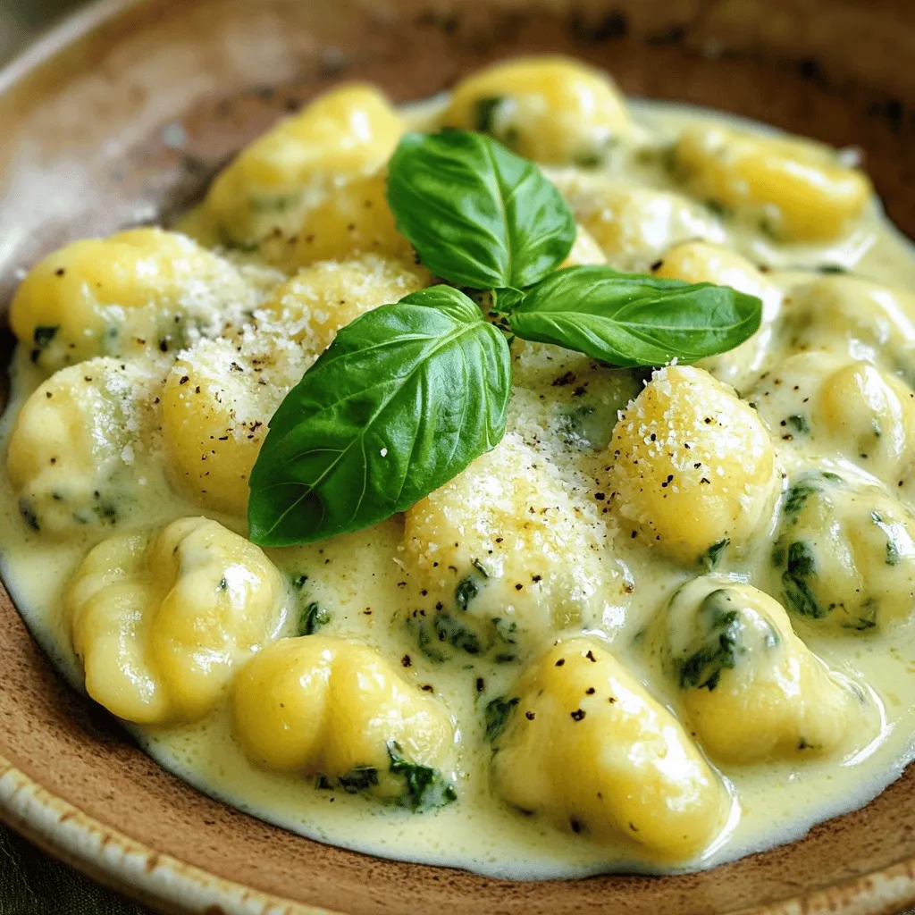 Creamy Spinach Ricotta Gnocchi Delightful Dinner Dish