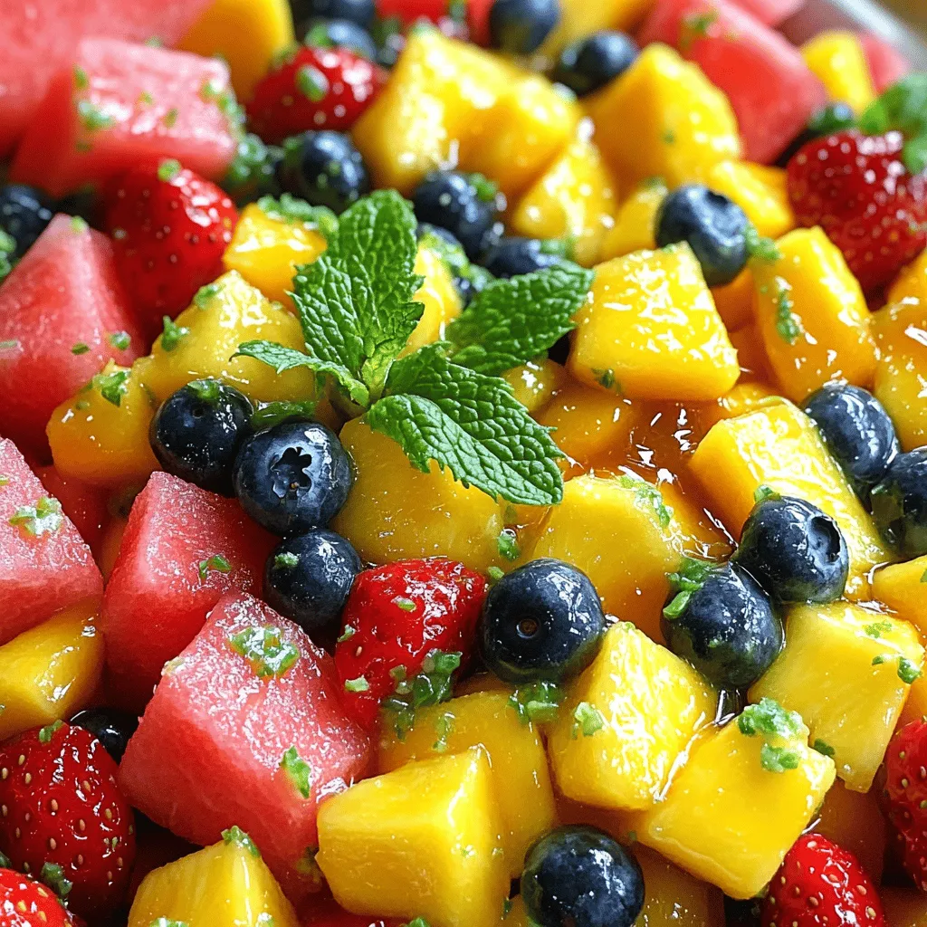 Honey Lime Fruit Salad Fresh and Flavorful Delight