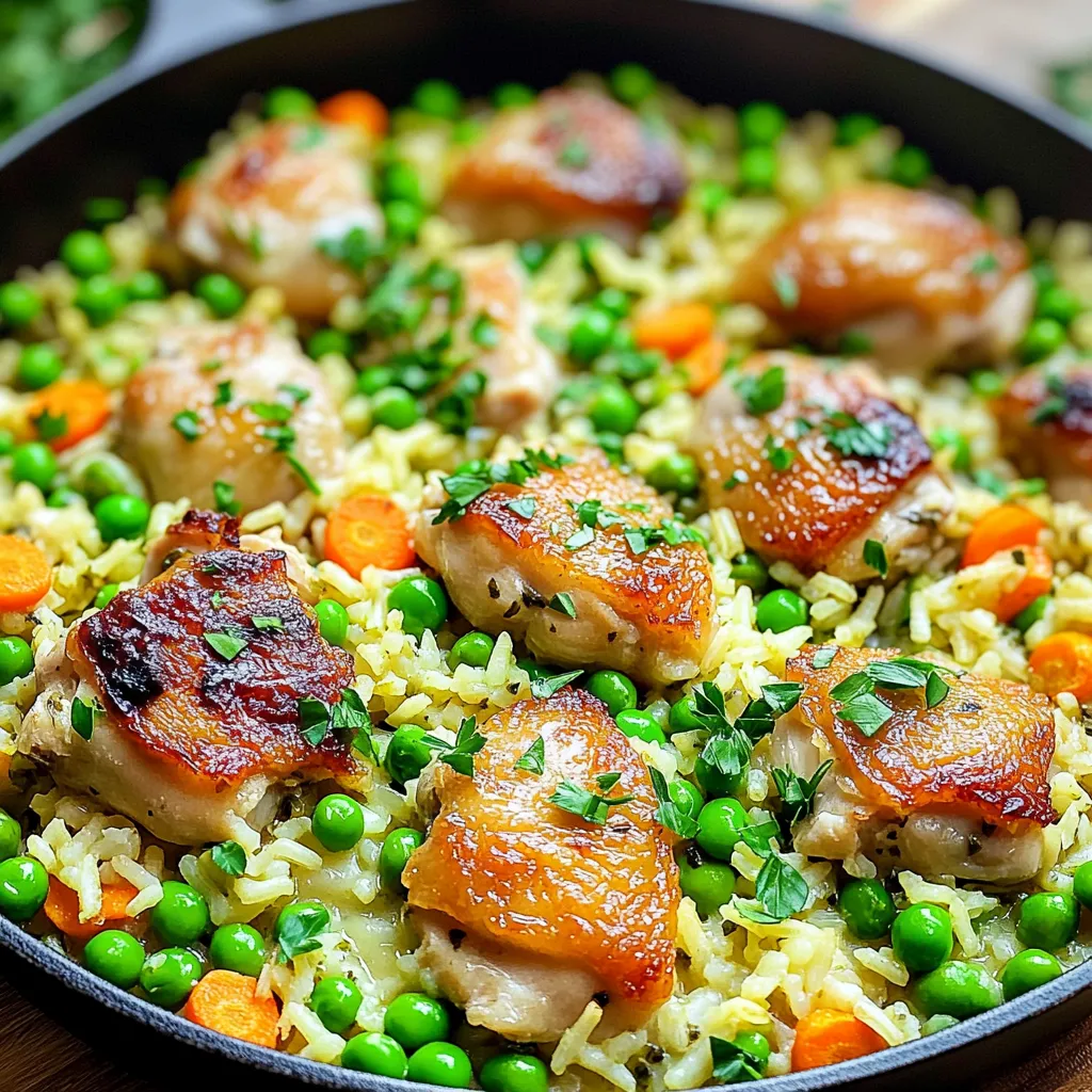Chicken and Rice Skillet Bake Simple Home Recipe