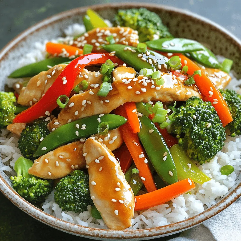 Honey Garlic Chicken Stir Fry Quick and Tasty Meal