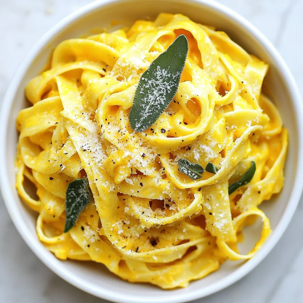 Creamy Pumpkin Sage Pasta Flavorful and Simple Recipe