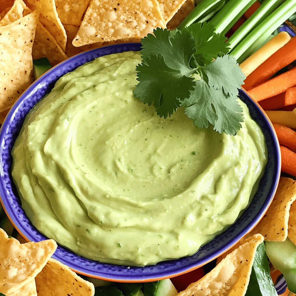 Avocado Lime Ranch Dip Creamy Flavorful Delight
