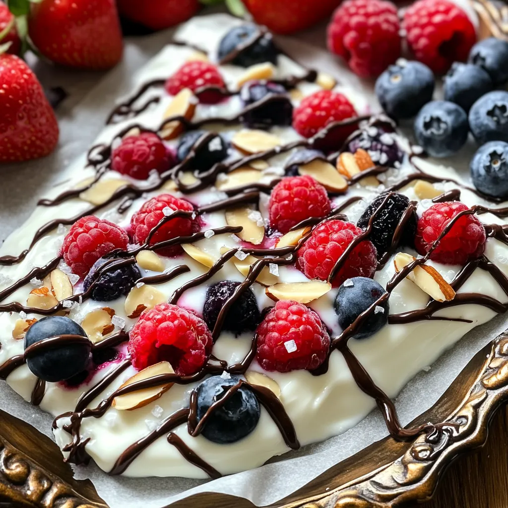 Frozen Yogurt Berry Bark Delicious and Healthy Treat