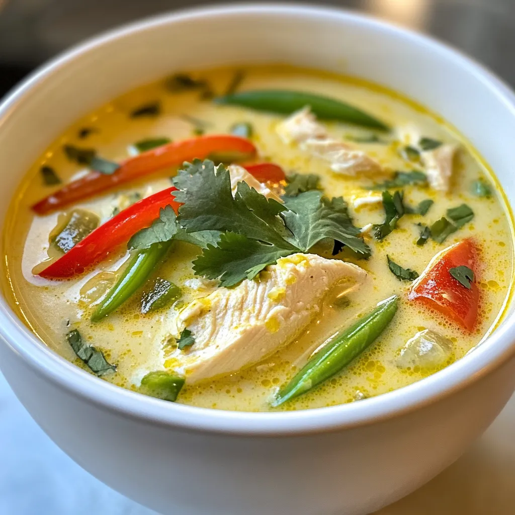 Coconut Lime Chicken Soup Flavorful and Refreshing Dish