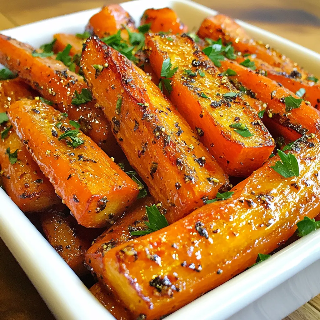 Maple Dijon Roasted Carrots Flavorful Side Dish