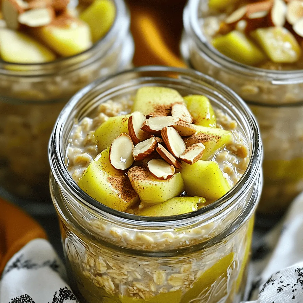Apple Cinnamon Overnight Oats Healthy Breakfast Boost