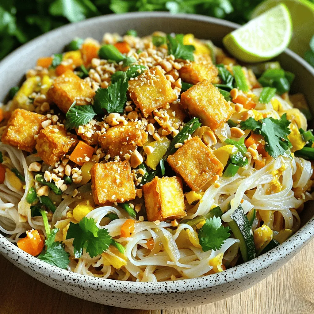 Crispy Tofu Pad Thai Delight Better Than Takeout