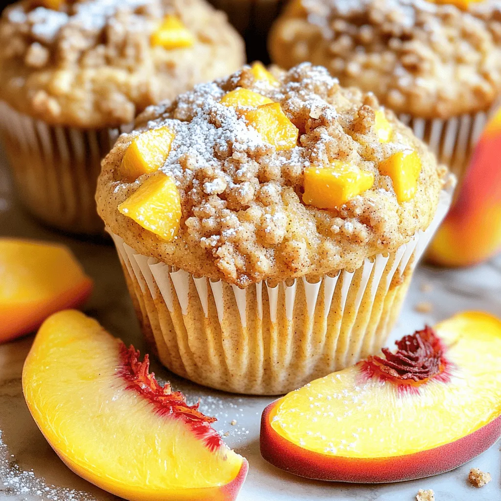 Peach Streusel Muffins Delightful and Simple Recipe