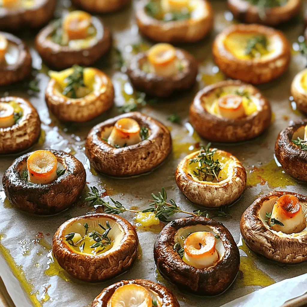 Simple Roasted Mushrooms Flavorful Side Dish Recipe