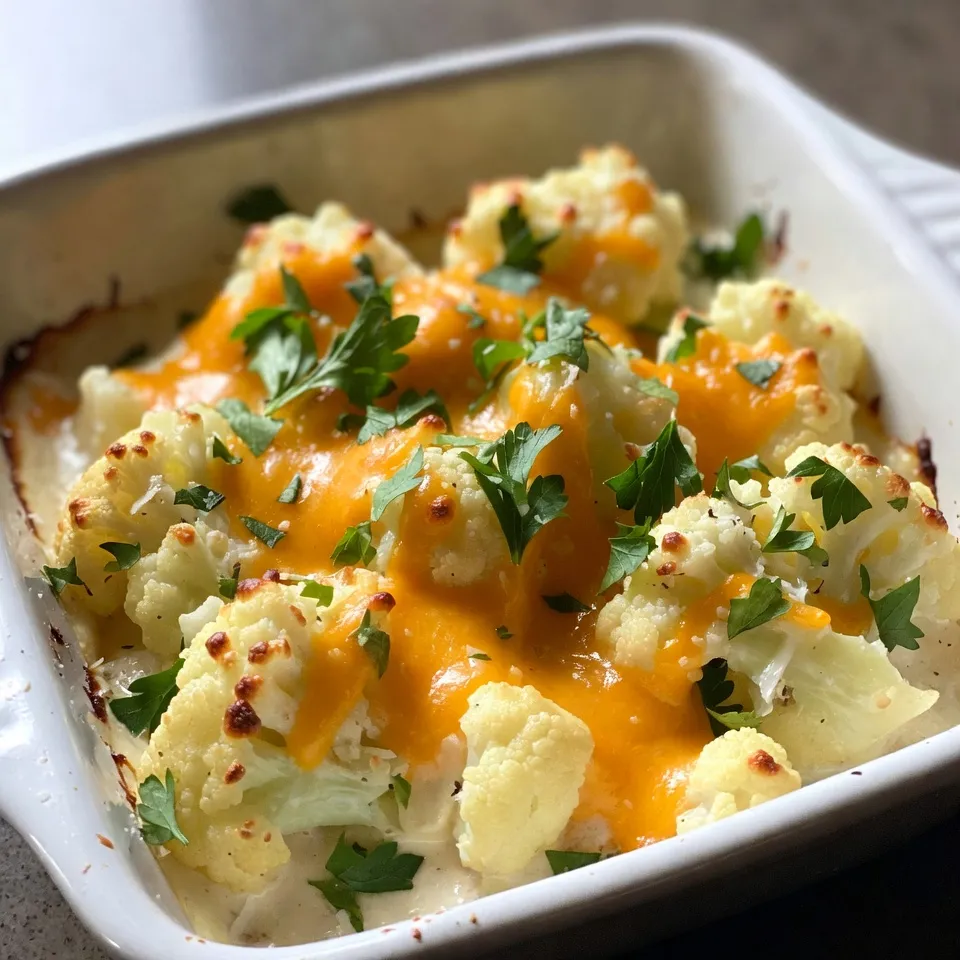 Cheesy Cauliflower Au Gratin Creamy and Flavorful Dish