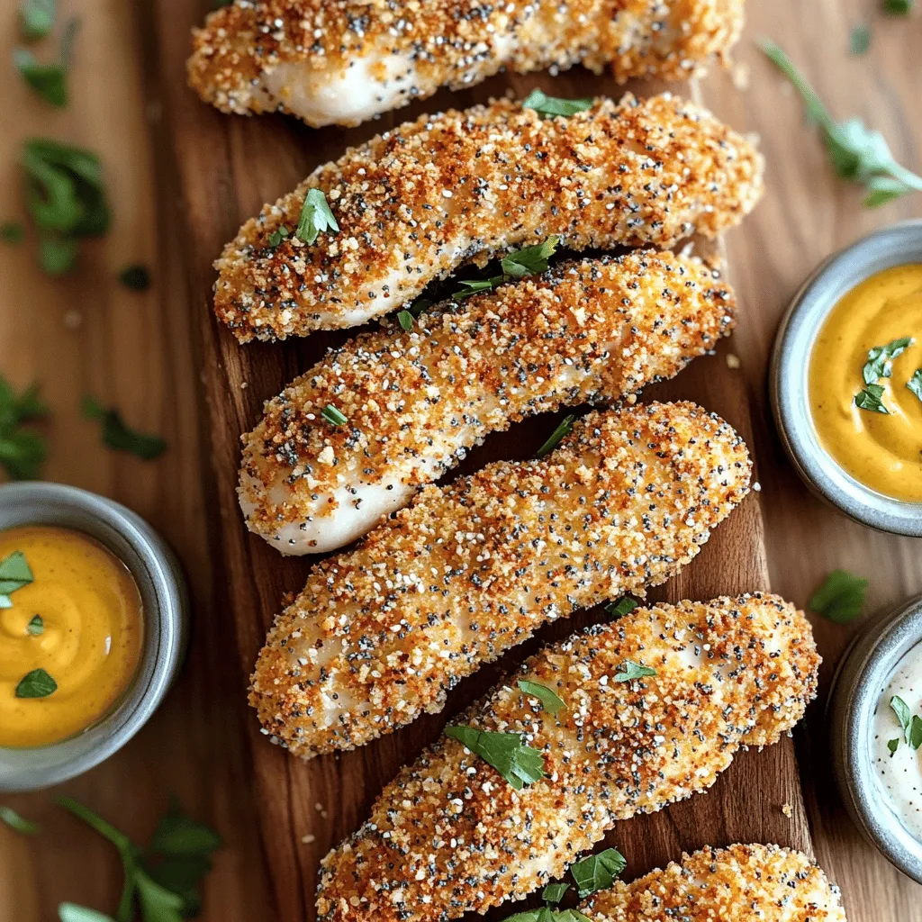 Air Fryer Everything Bagel Chicken Tenders Crunch