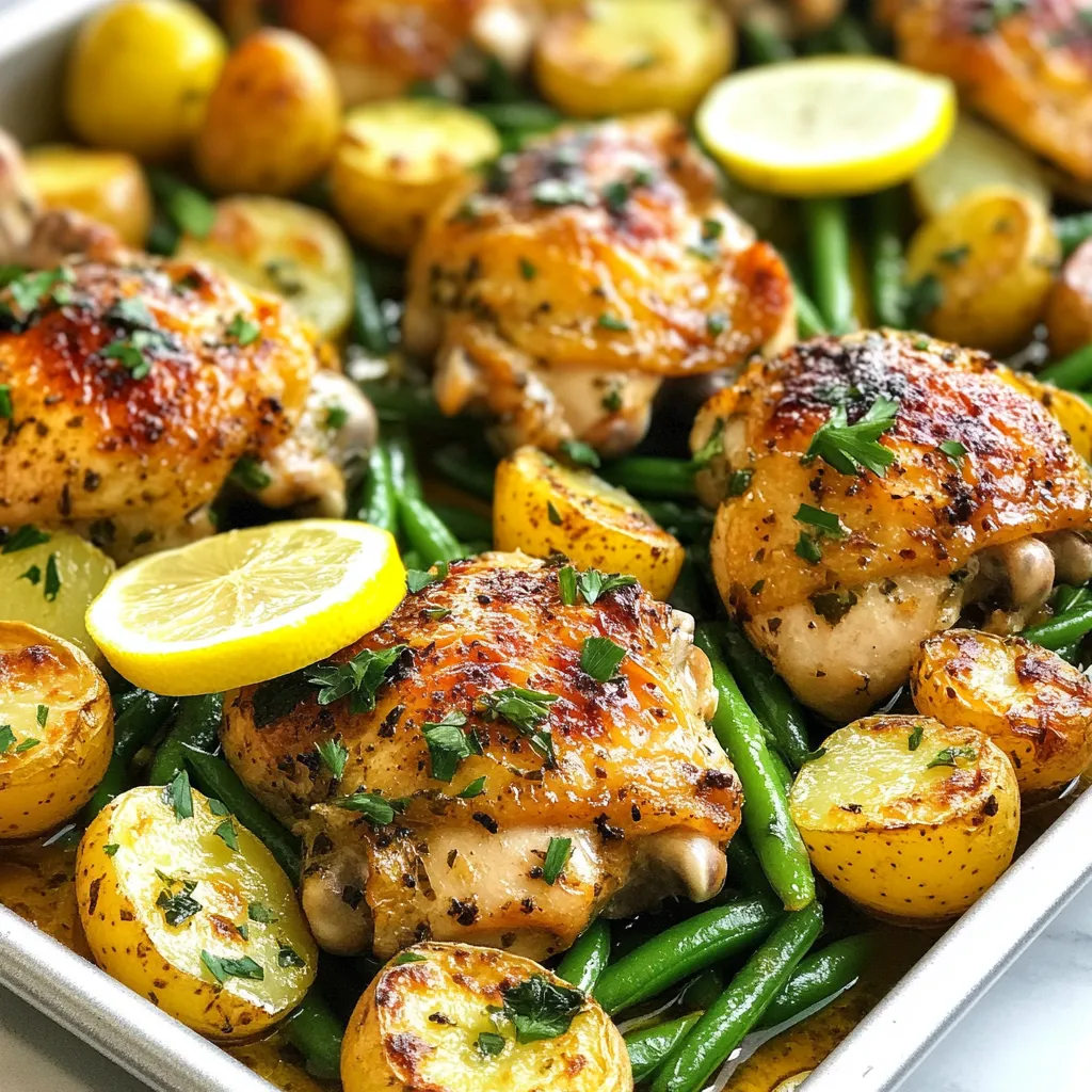 Sheet Pan Lemon Garlic Chicken Delight Recipe