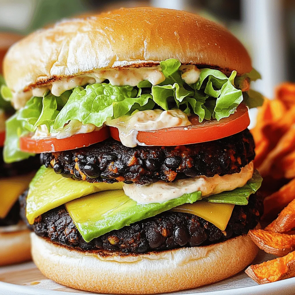 Spicy Black Bean Burgers Packed with Flavorful Goodness