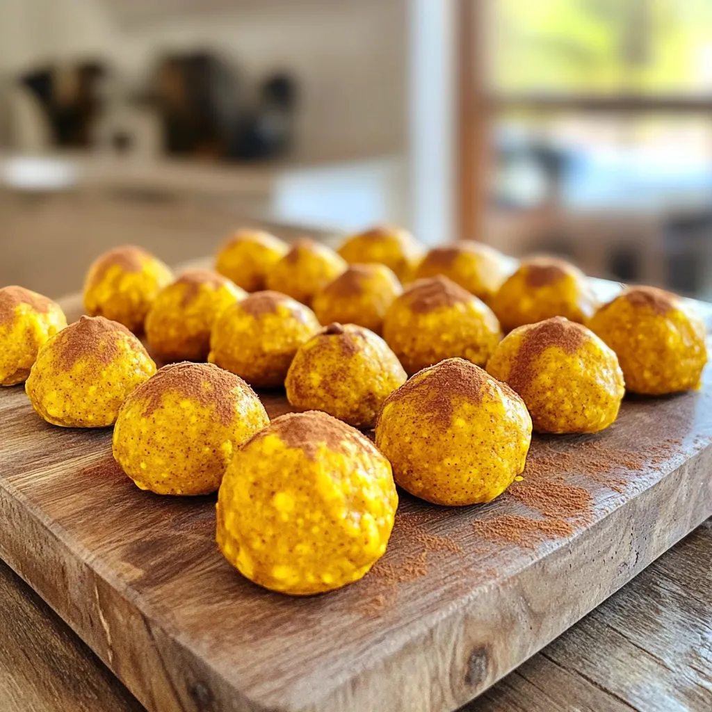 Pumpkin Protein Bites with Oats Simple and Tasty Snack