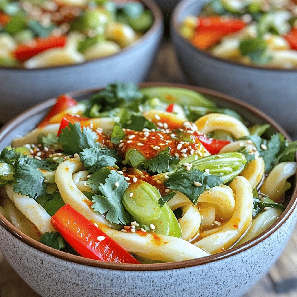 Spicy Chili Crisp Udon Flavorful and Fun Dish