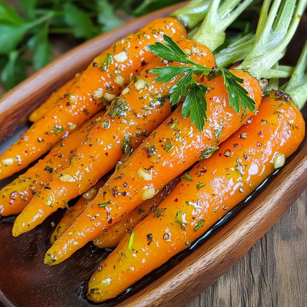 Garlic Herb Roasted Carrots Flavorful and Simple Dish