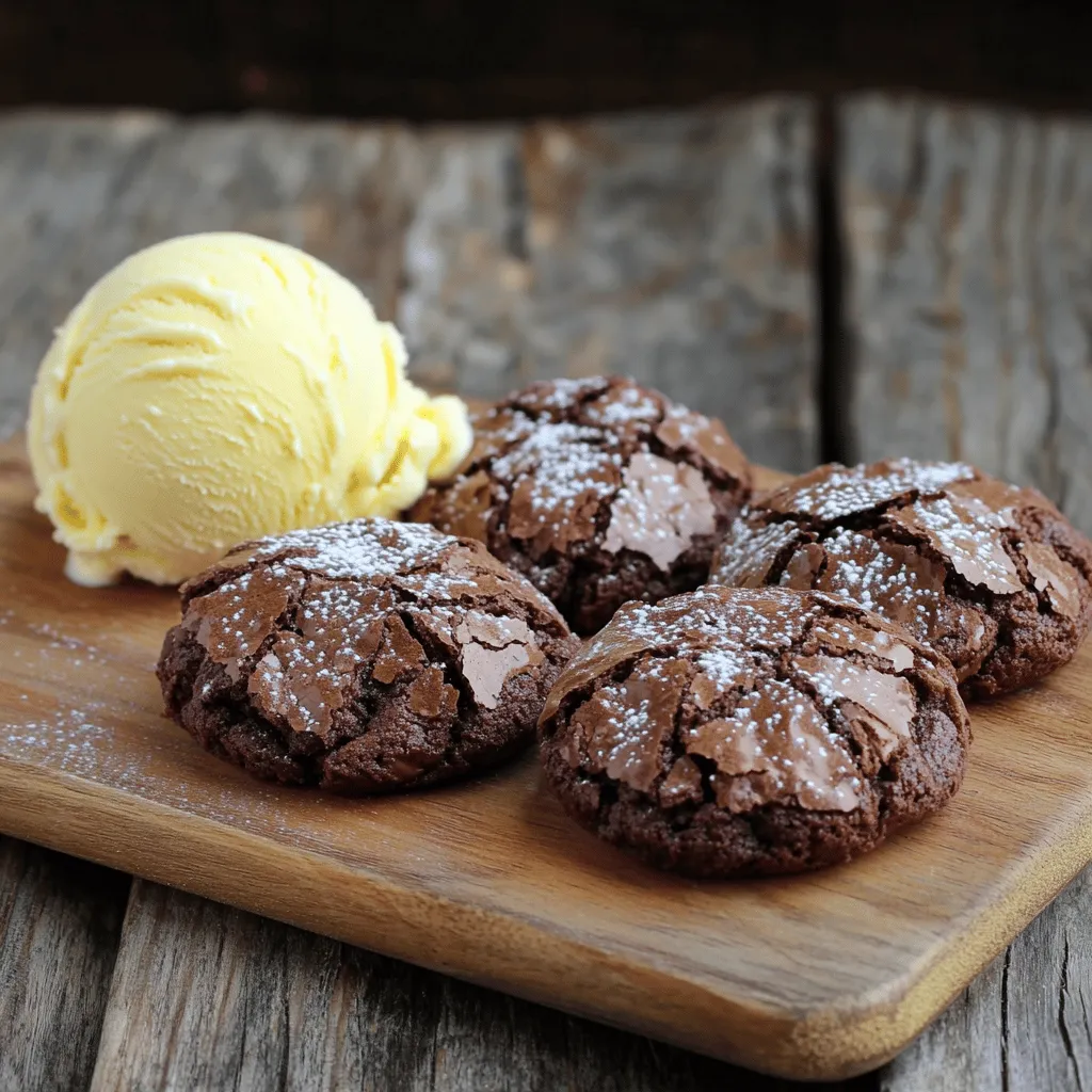 Fudgy Brownie Cookies Irresistible Chocolate Delight