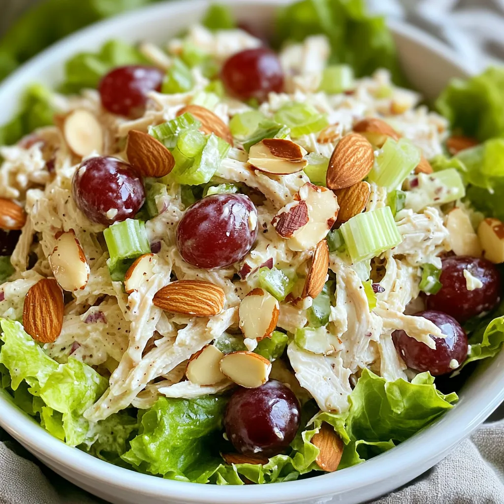 Greek Yogurt Chicken Salad Healthy and Fresh Dish