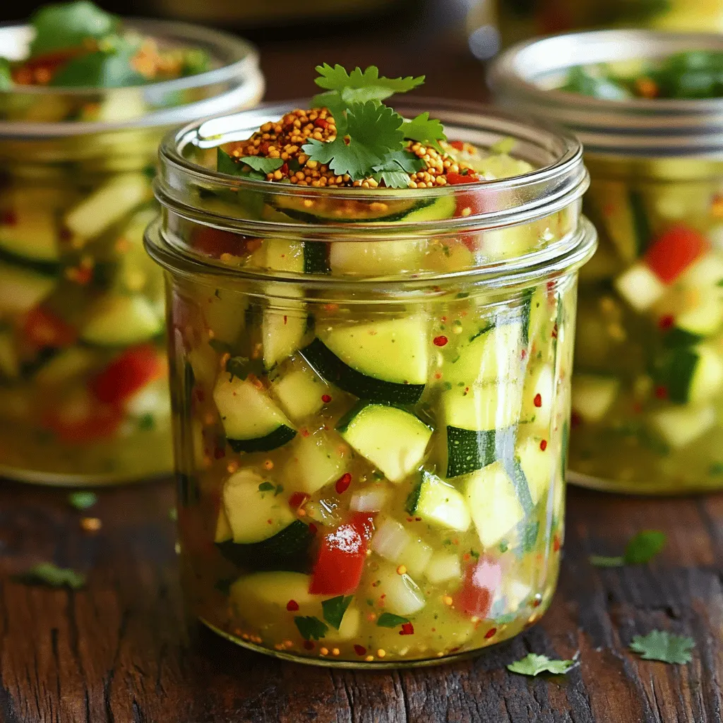 Spicy Zucchini Relish Flavorful and Easy Recipe Guide