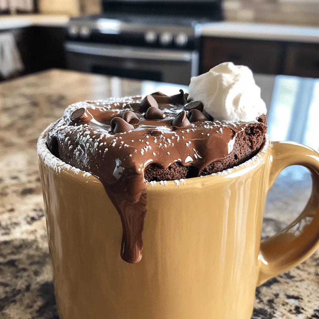 Easy Chocolate Mug Cake Delight in Minutes