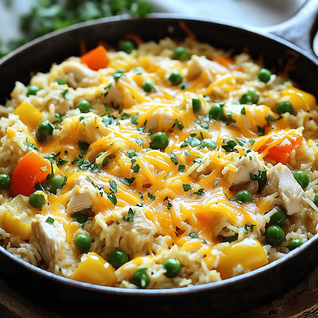 Chicken and Rice Skillet Casserole Easy Family Meal