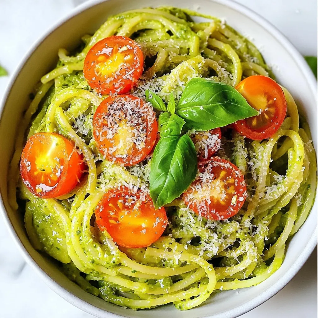 Creamy Avocado Pasta Easy and Tasty Weeknight Meal