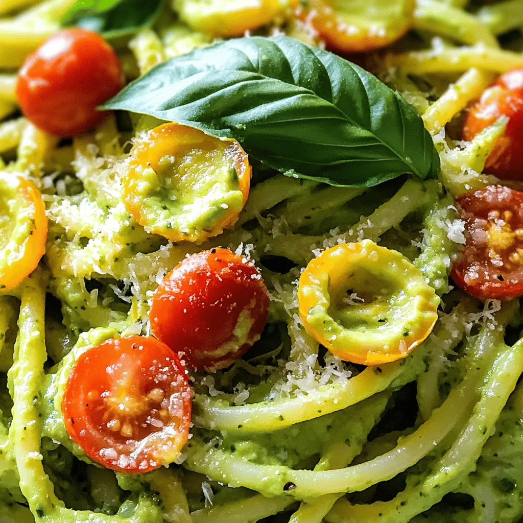 Easy Avocado Pasta Quick and Creamy Weeknight Meal