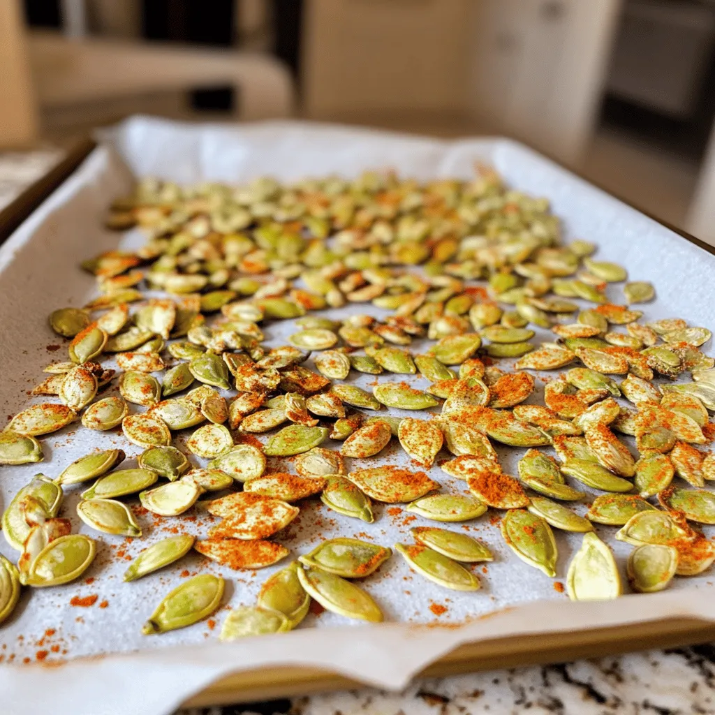 Spicy Roasted Pumpkin Seeds Flavorful Crunchy Snack
