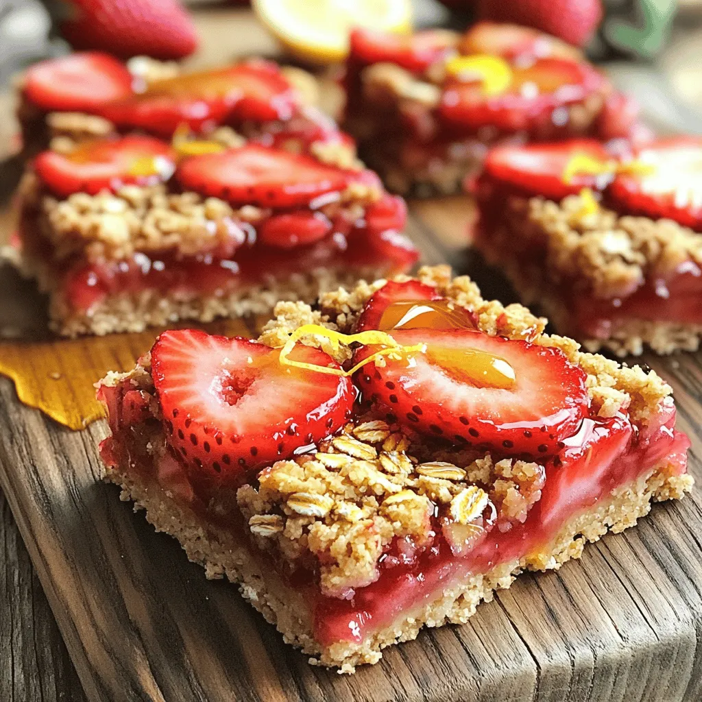 Easy Strawberry Oat Bars Delicious and Simple Snack