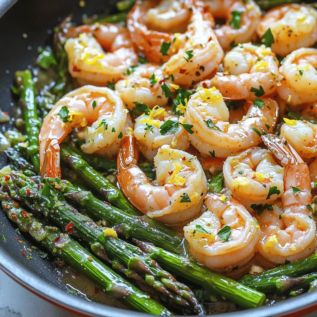 20. Garlic Butter Shrimp and Asparagus Flavor Boost