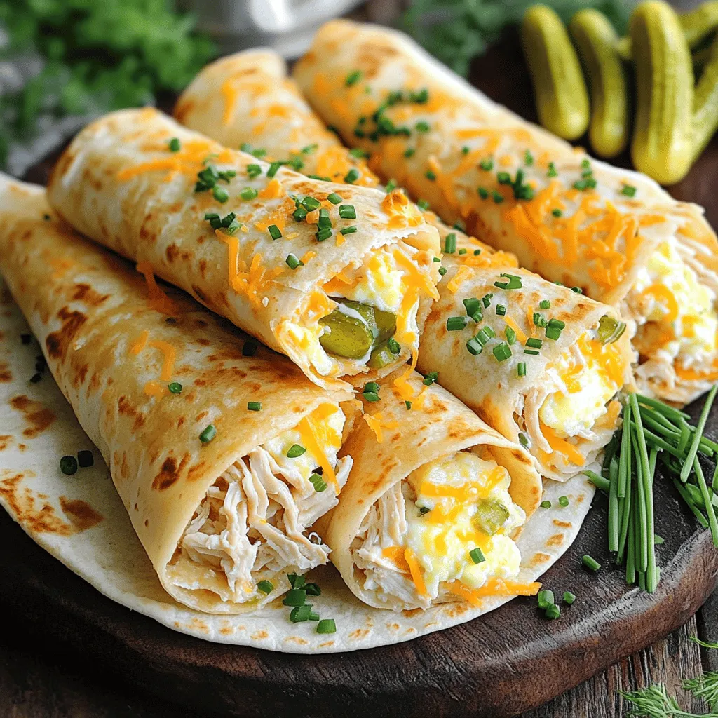 Pickle Ranch Chicken Breakfast Burritos Delight