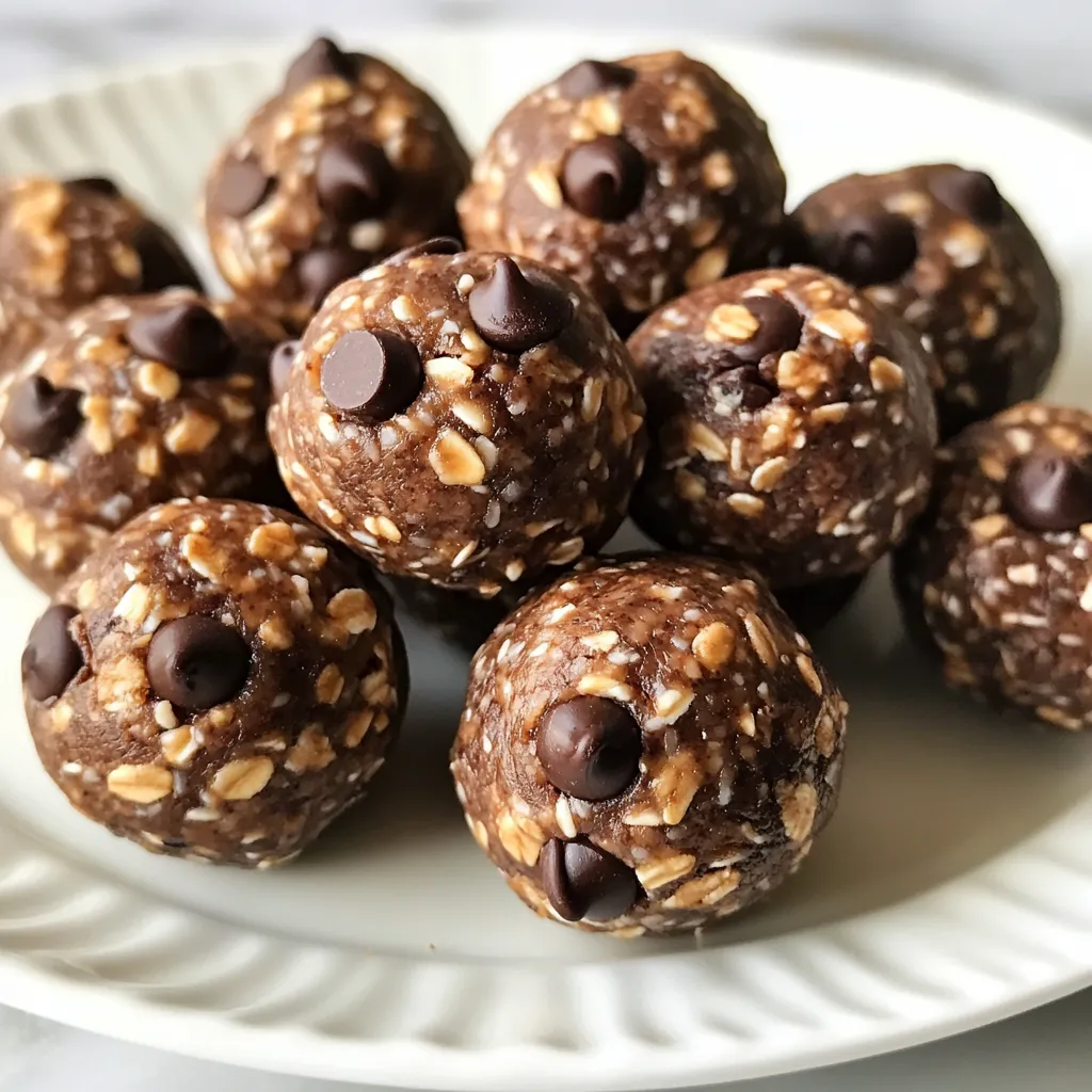 Chocolate Peanut Butter Energy Balls Simple Snack Delight