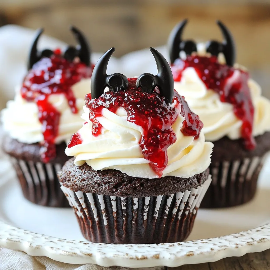 Vampire Bite Cupcakes Fun and Festive Treats