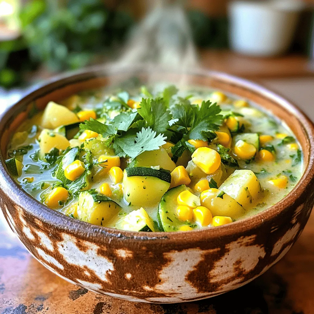Zucchini Corn Chowder Simple and Flavorful Recipe