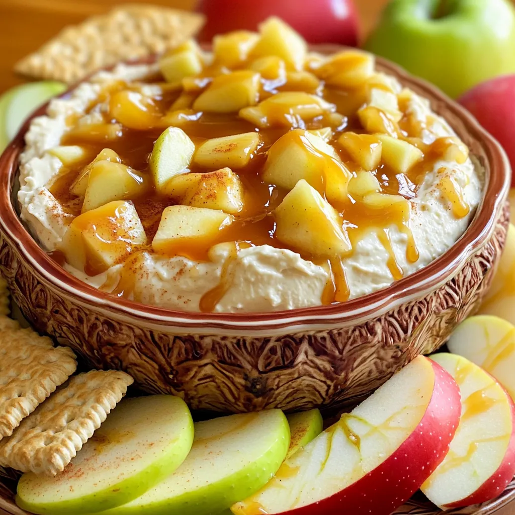 Caramel Apple Cream Cheese Dip Luscious and Simple Snack