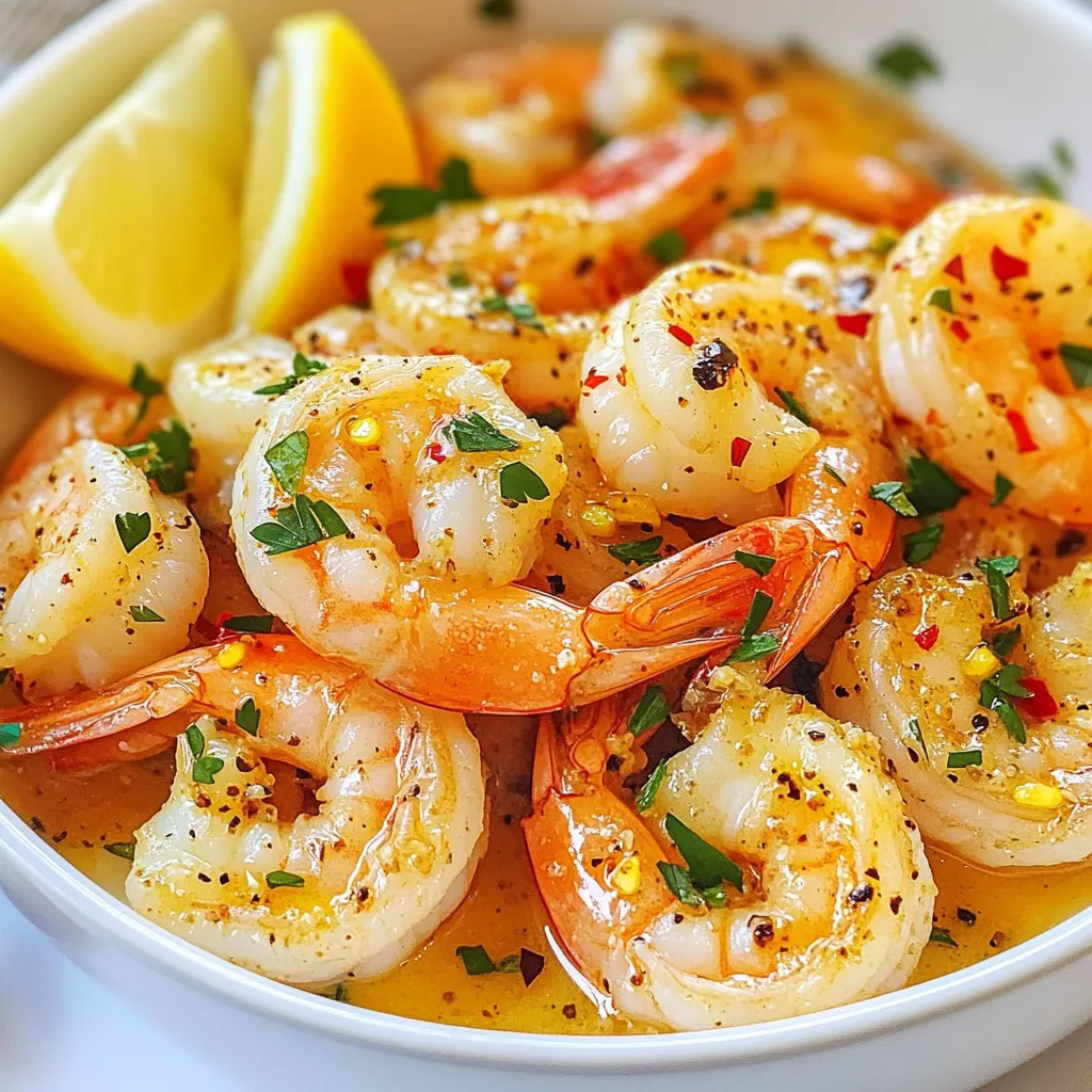 Spicy Garlic Butter Shrimp Tasty and Quick Dinner Dish