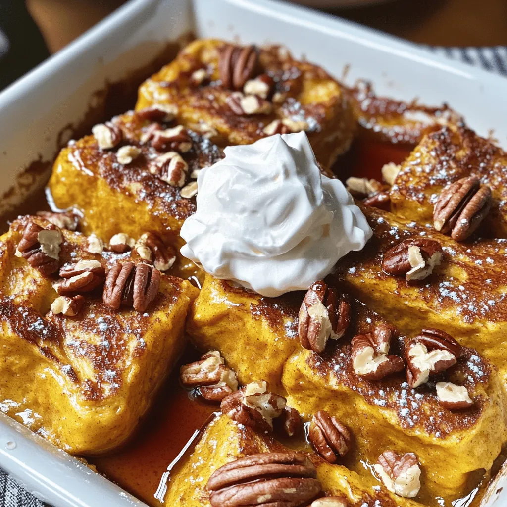 Pumpkin Spice French Toast Casserole Savory Delight