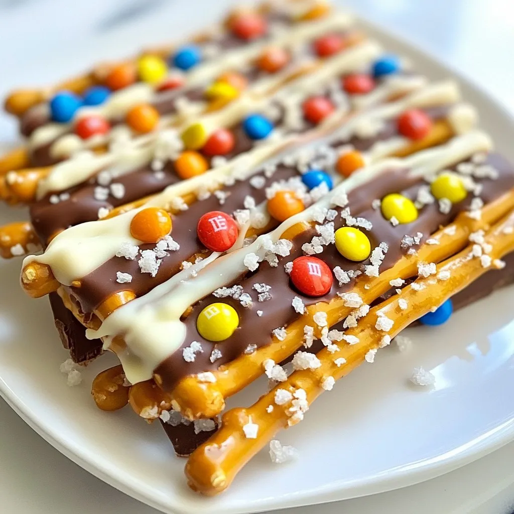 Chocolate Covered Pretzel Bark Delightful and Easy Treat