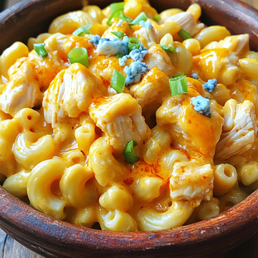 Instant Pot Buffalo Chicken Mac and Cheese Delight