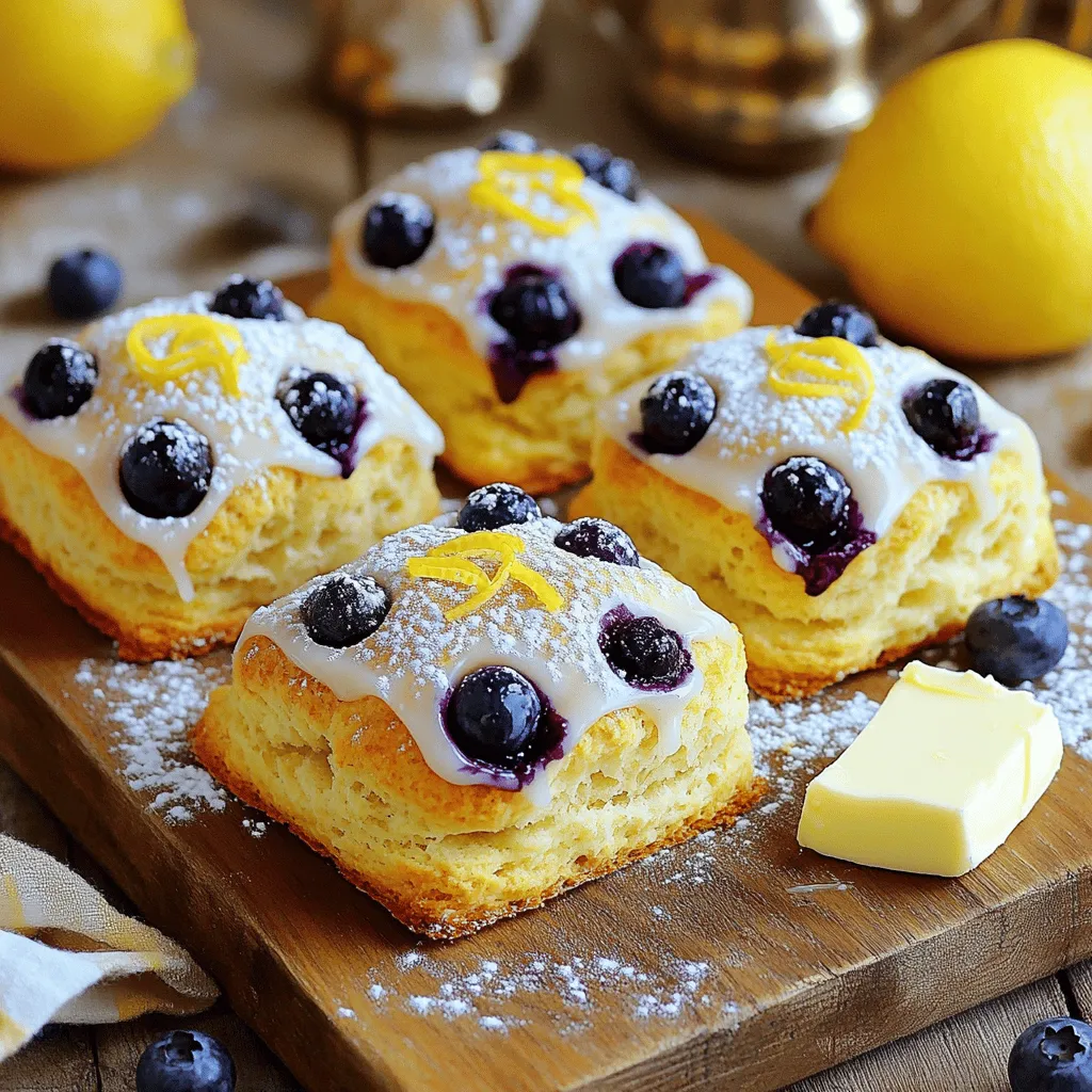 Lemon Blueberry Scones Simple and Flavorful Recipe