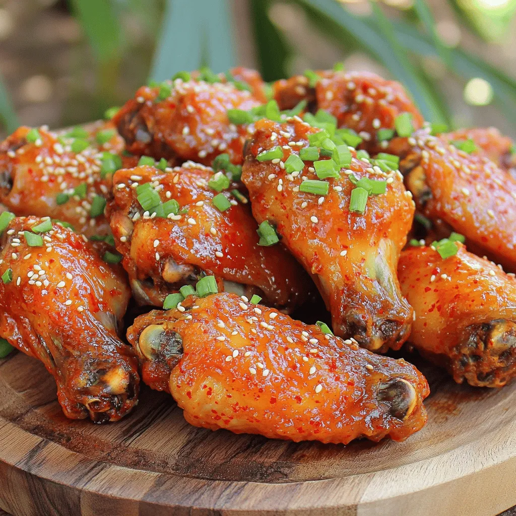 Korean Gochujang Chicken Wings Spicy and Savory Treat
