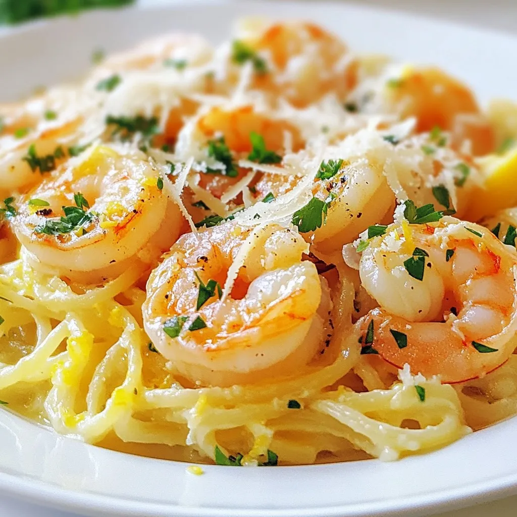 Creamy Lemon Garlic Shrimp Simple Dinner Delight
