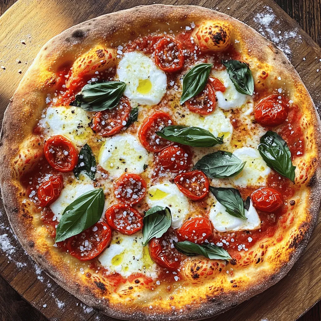 Homemade Margherita Pizza Simple and Flavorful Slice