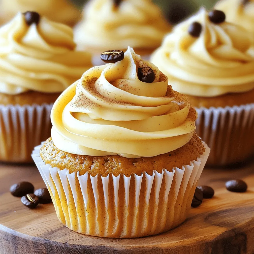 Pumpkin Spice Latte Cupcakes Cozy Fall Delicacy