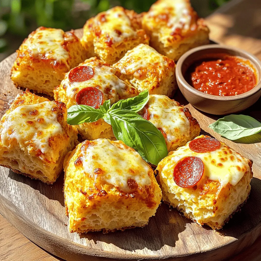 Pepperoni Pizza Monkey Bread Tasty Easy Dinner Option