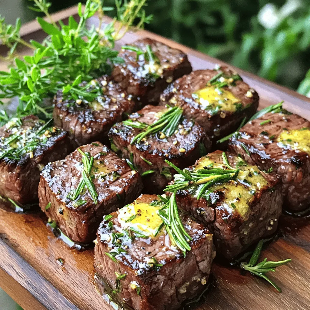 60. Garlic Butter Steak Bites Savory and Simple Recipe