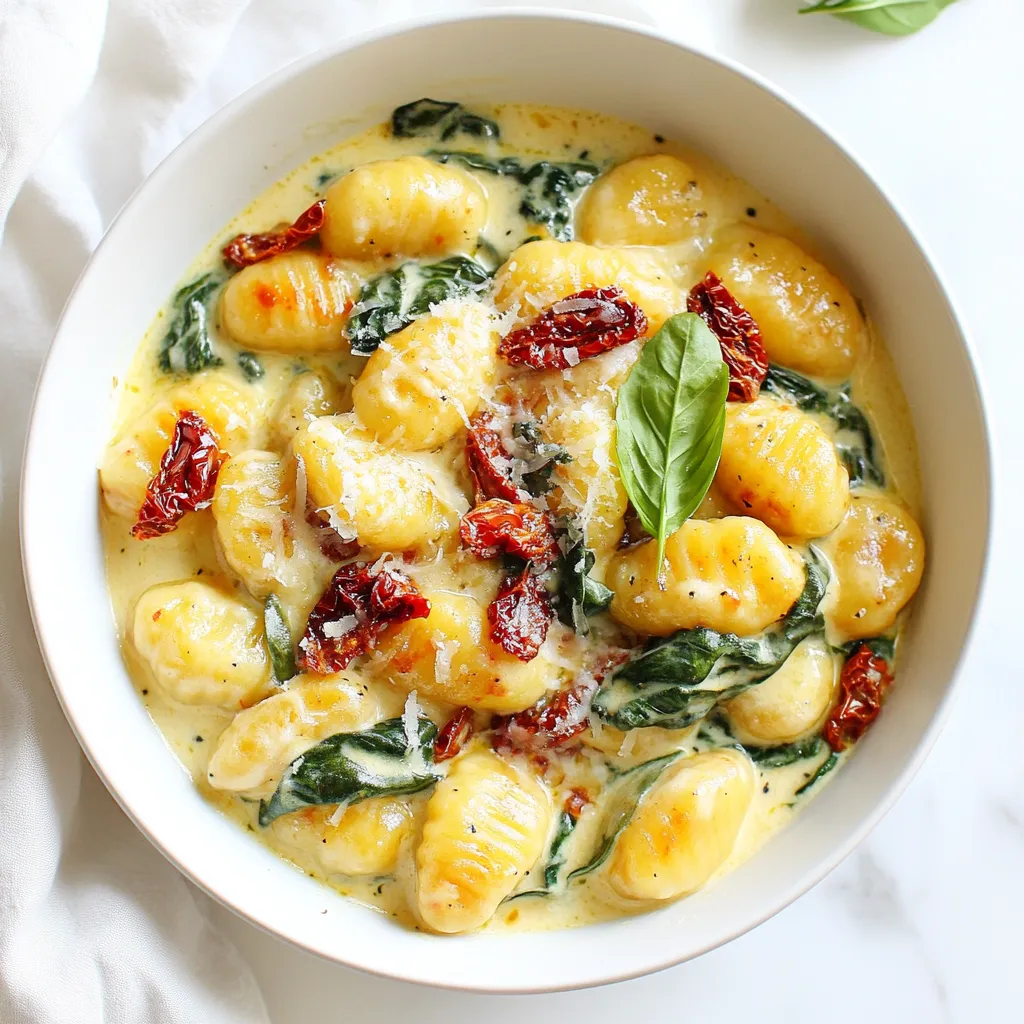 Creamy Sun Dried Tomato Gnocchi Delightful Recipe