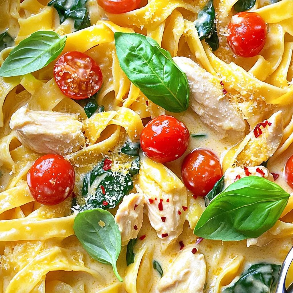 Instant Pot Creamy Tuscan Chicken Pasta Delight