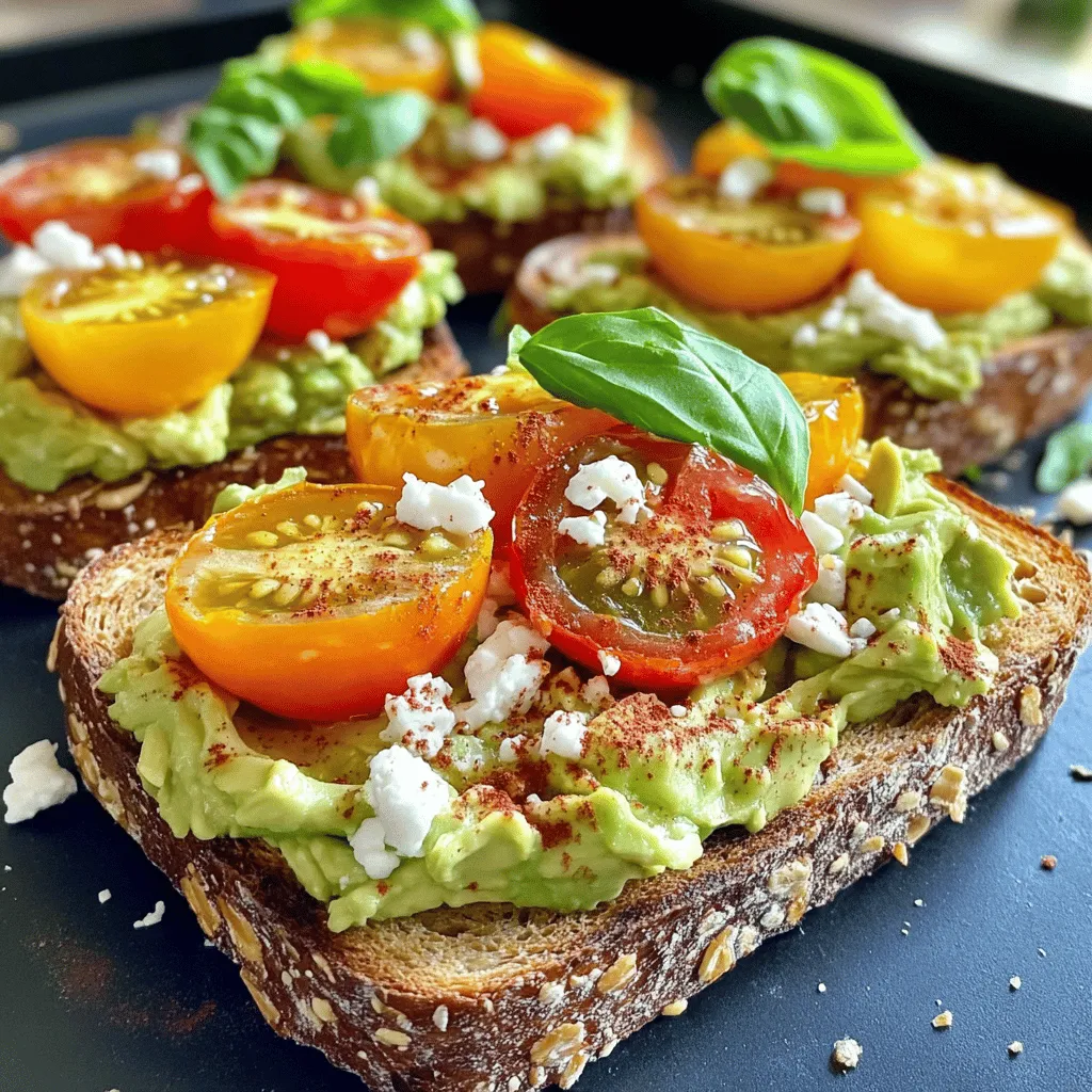 Creamy Avocado Toast Simple and Healthy Delight