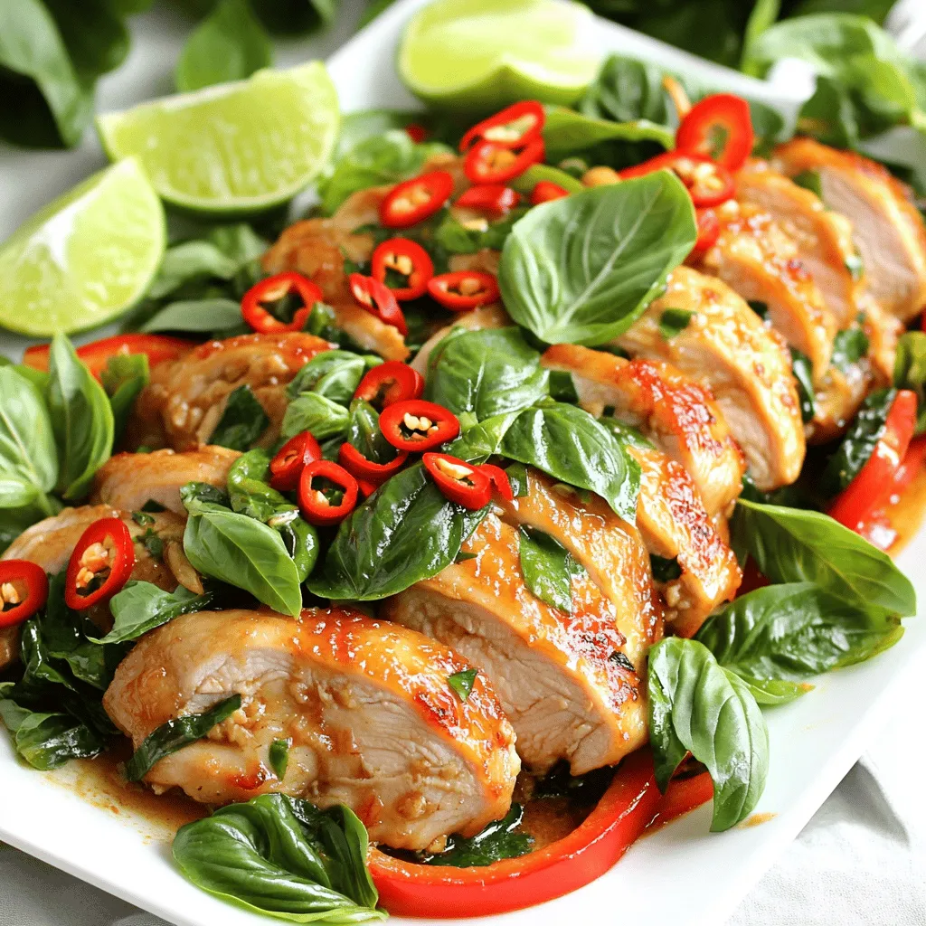 Spicy Thai Basil Chicken Flavor-Packed Dinner Recipe